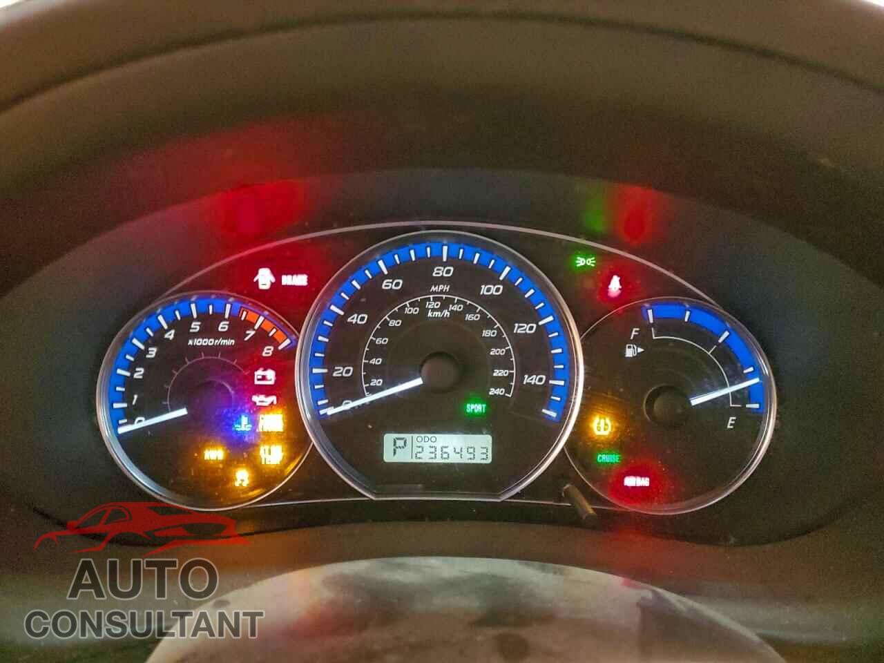 SUBARU FORESTER 2011 - JF2SHAEC9BH743384