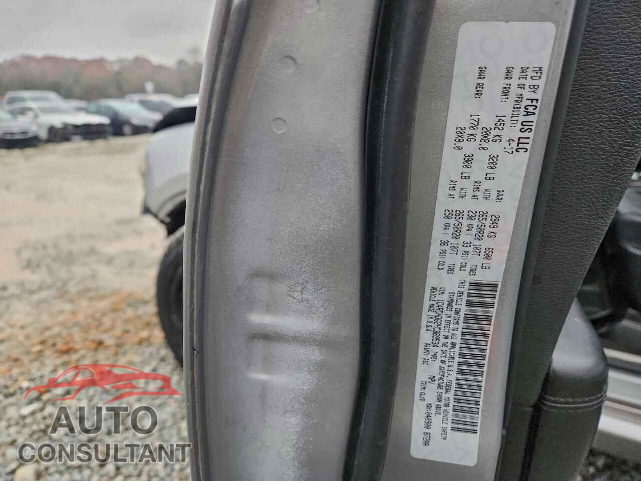 DODGE DURANGO 2017 - 1C4RDHDG2HC869534