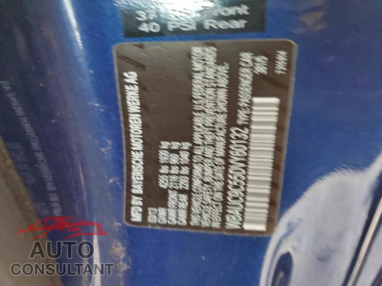 BMW 1 SERIES 2013 - WBAUC9C55DVY60132