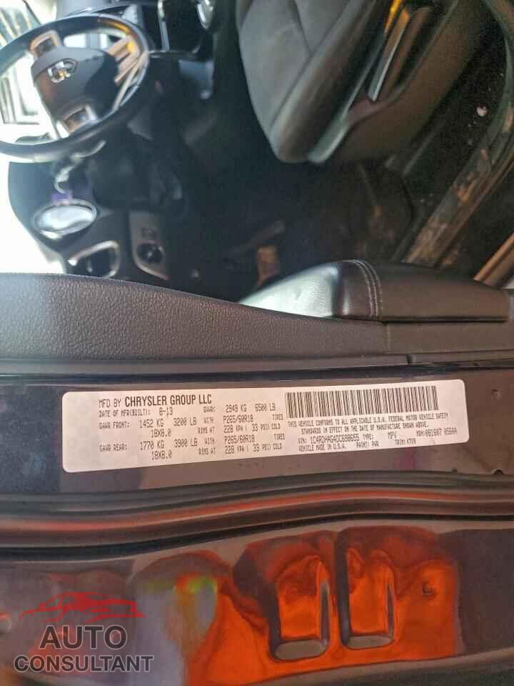 DODGE DURANGO 2013 - 1C4RDHAG4DC698655