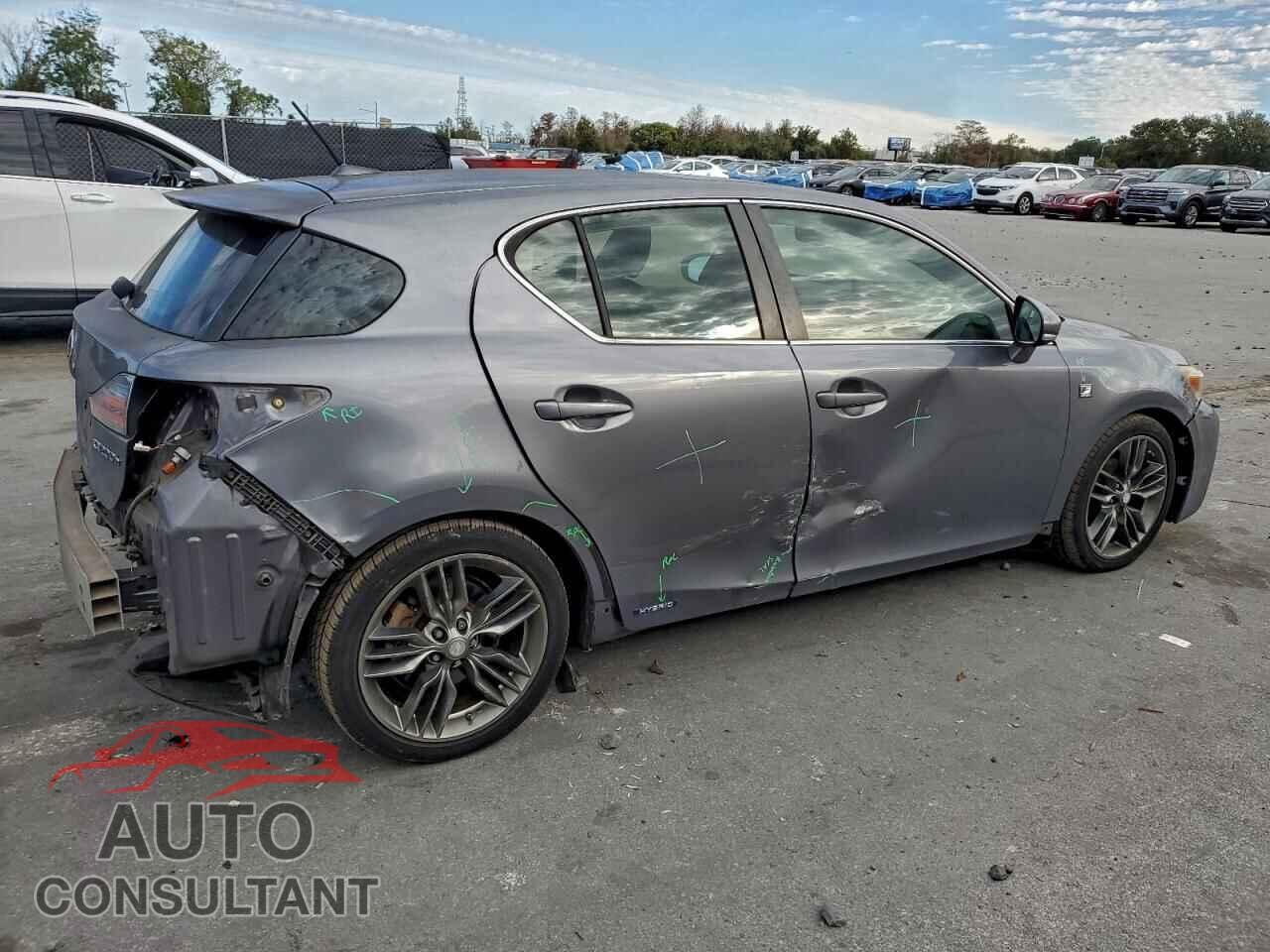 LEXUS CT 200 2012 - JTHKD5BH2C2062729