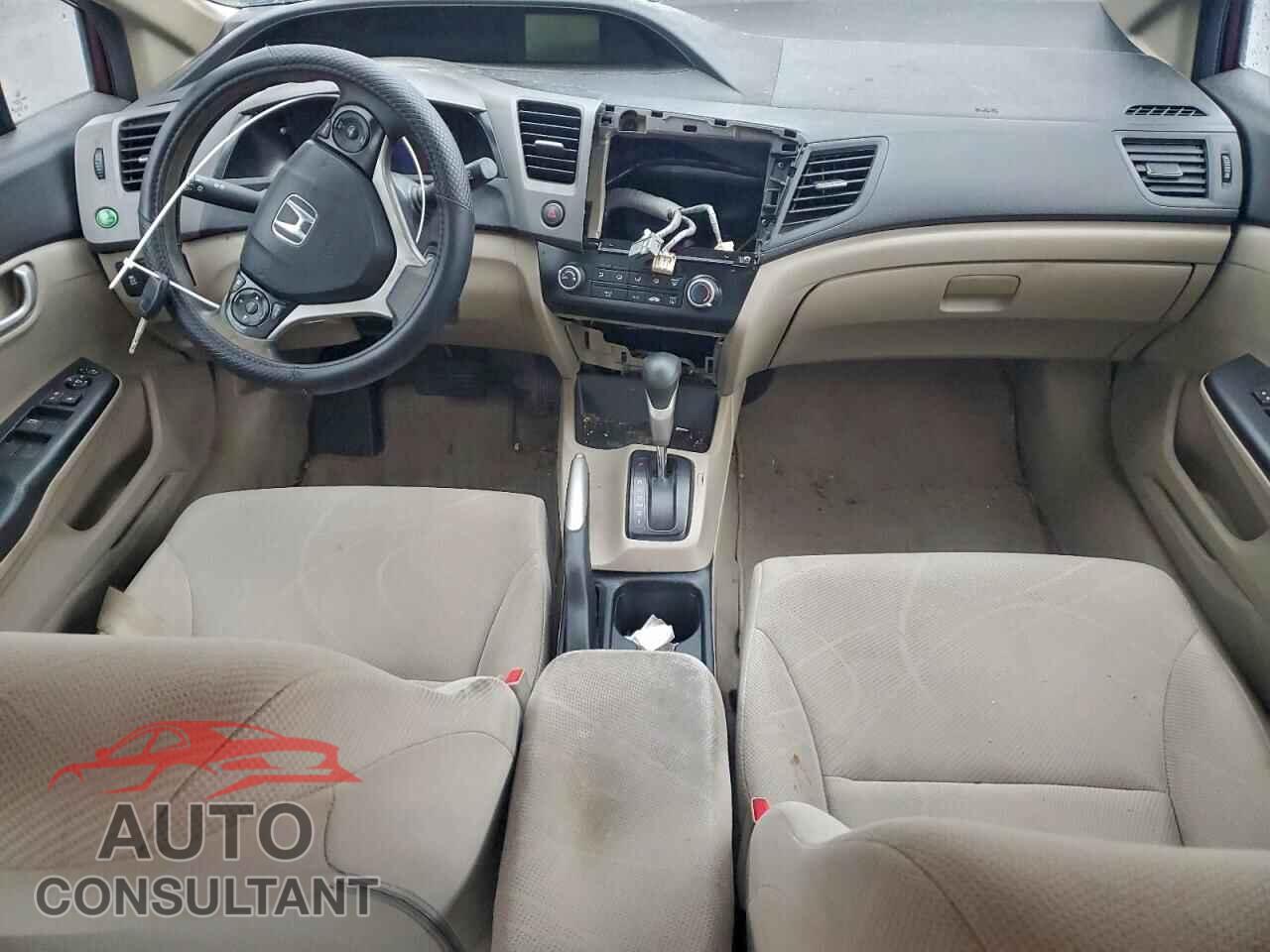 HONDA CIVIC 2012 - 2HGFB2F5XCH582709