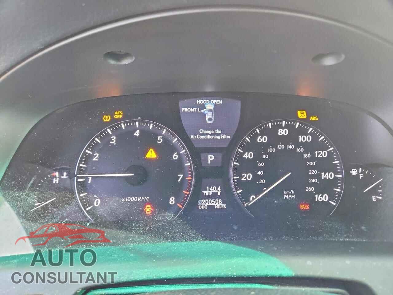 LEXUS LS460 2009 - JTHBL46F795084576