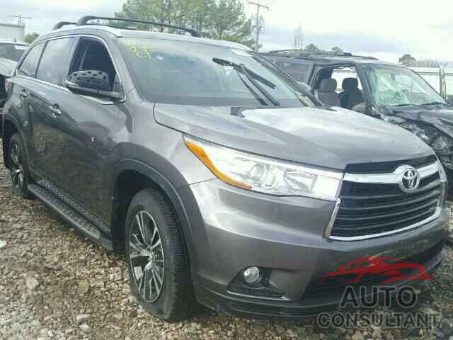 TOYOTA HIGHLANDER 2016 - 5TDKKRFH3GS179971