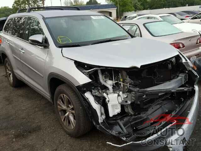 TOYOTA HIGHLANDER 2015 - 5TDZKRFHXFS101460