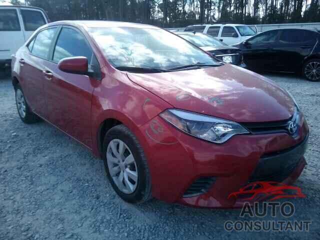 TOYOTA COROLLA 2015 - 5YFBURHE1FP260214
