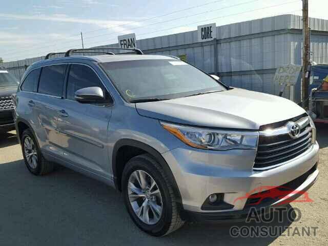 TOYOTA HIGHLANDER 2015 - 5TDKKRFH2FS080072