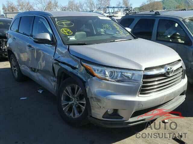 TOYOTA HIGHLANDER 2015 - 5TDKKRFHXFS067652
