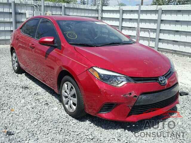 TOYOTA COROLLA 2015 - 2T1BURHE5FC337327