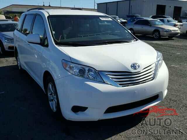 TOYOTA SIENNA 2015 - 5TDKK3DC5FS620020