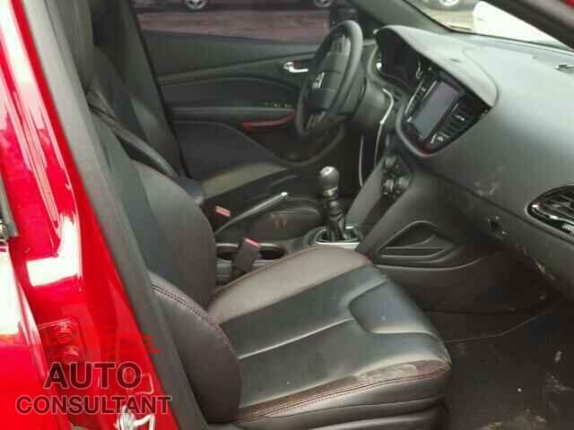 DODGE DART 2015 - 1C3CDFEB4FD180877
