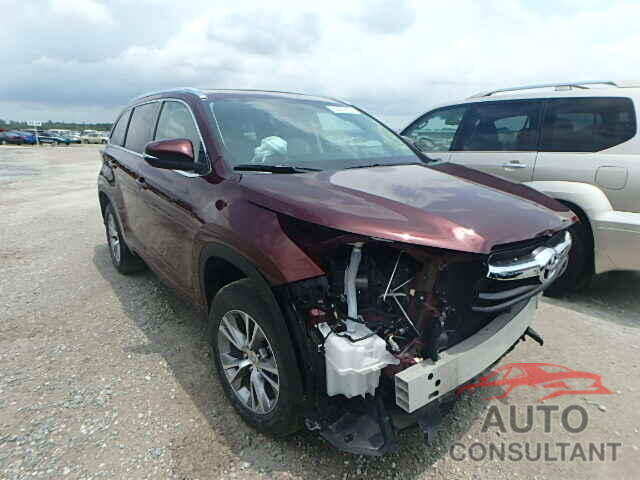 TOYOTA HIGHLANDER 2015 - 5TDKKRFH2FS042633