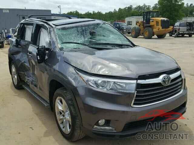 TOYOTA HIGHLANDER 2016 - 5TDYKRFH9GS185462
