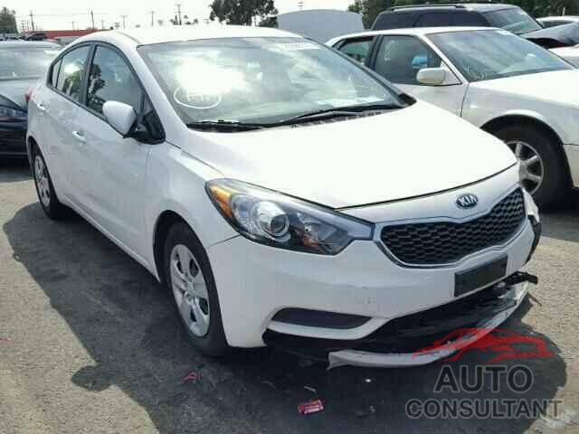 KIA FORTE 2016 - KNAFK4A64G5543344