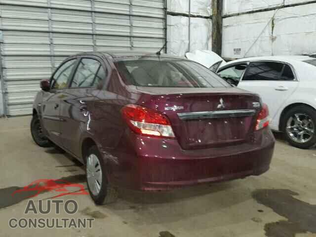 MITSUBISHI MIRAGE 2017 - ML32F3FJ5HHF19265