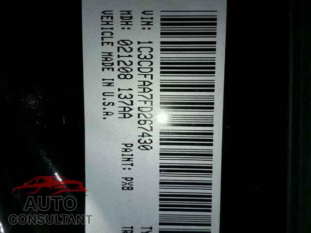 DODGE DART 2015 - 1C3CDFAA7FD267430