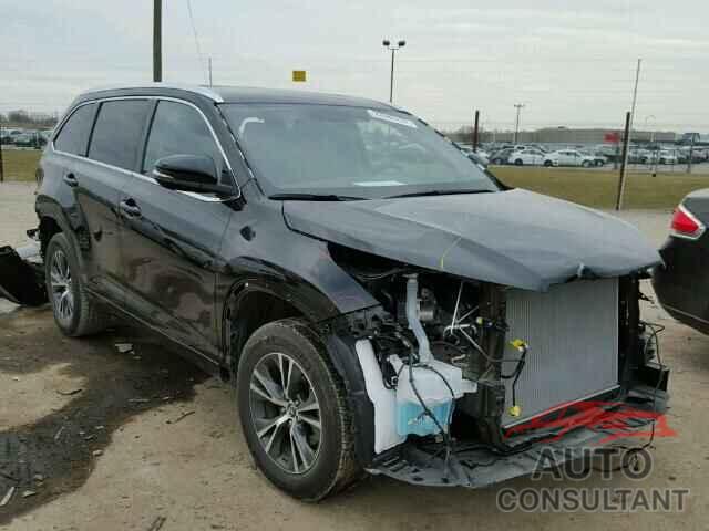 TOYOTA HIGHLANDER 2016 - 5TDJKRFH7GS355948