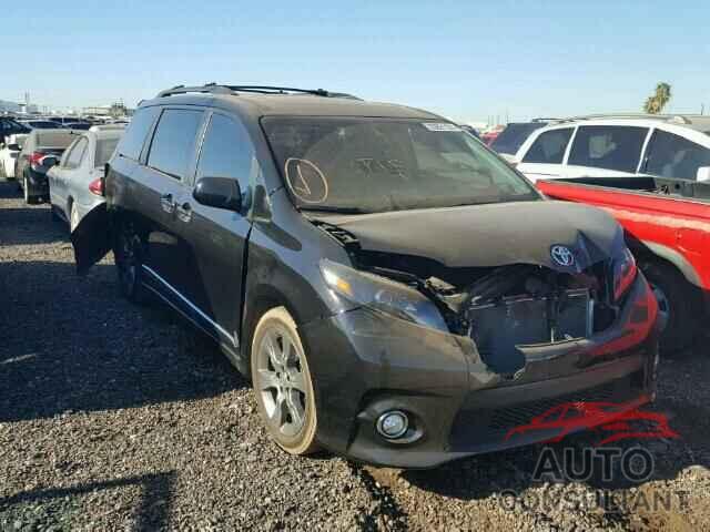 TOYOTA SIENNA 2015 - 5TDXK3DC4FS674933