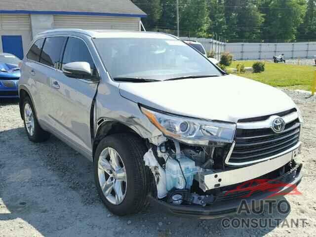 TOYOTA HIGHLANDER 2015 - 5TDDKRFHXFS212469