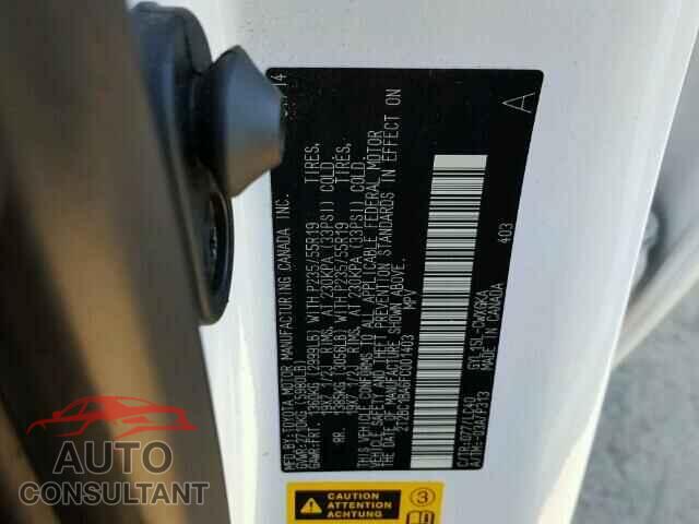 LEXUS RX450 2015 - 2T2BC1BA6FC001403