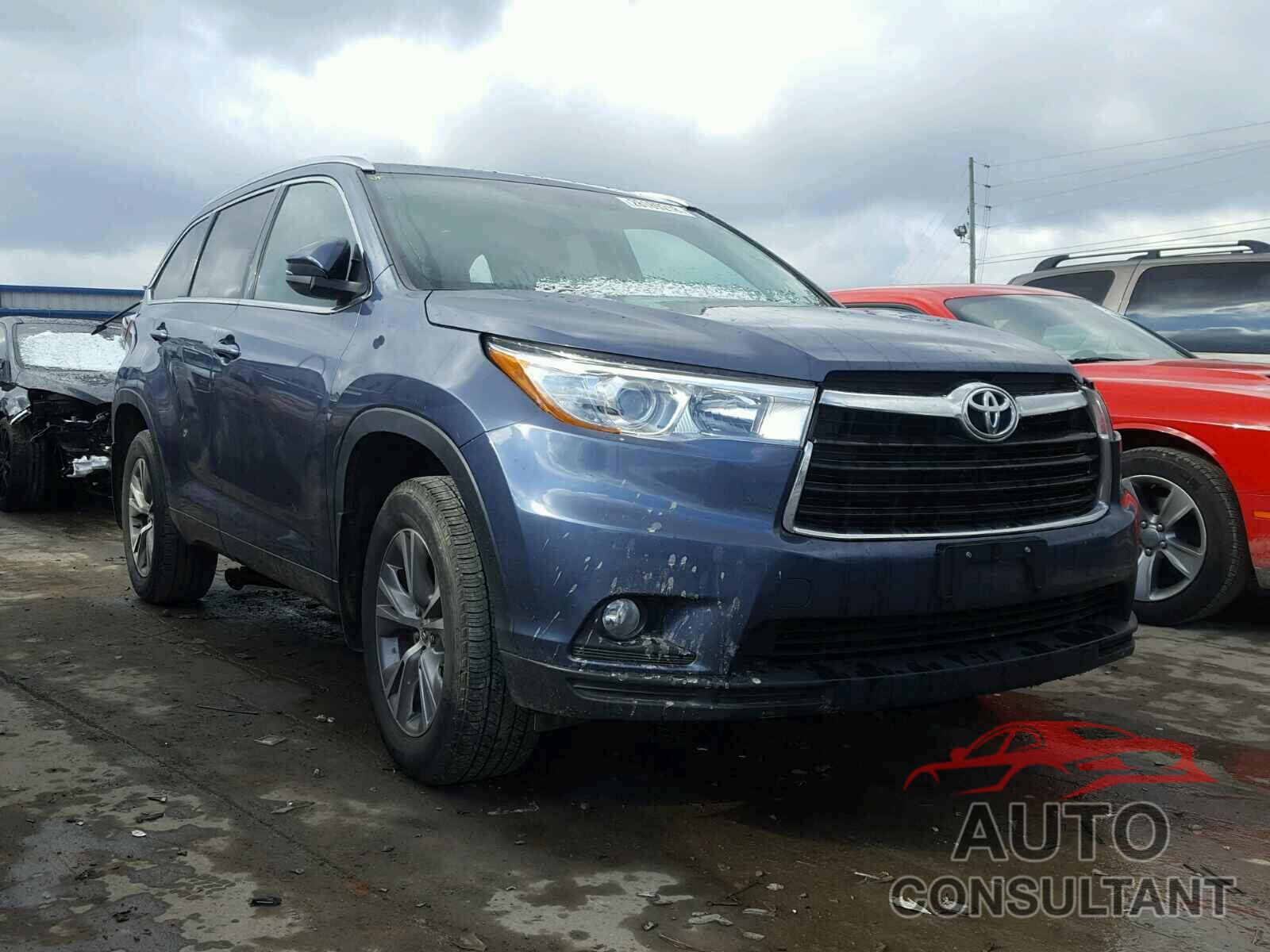TOYOTA HIGHLANDER 2015 - 5TDJKRFH4FS180265