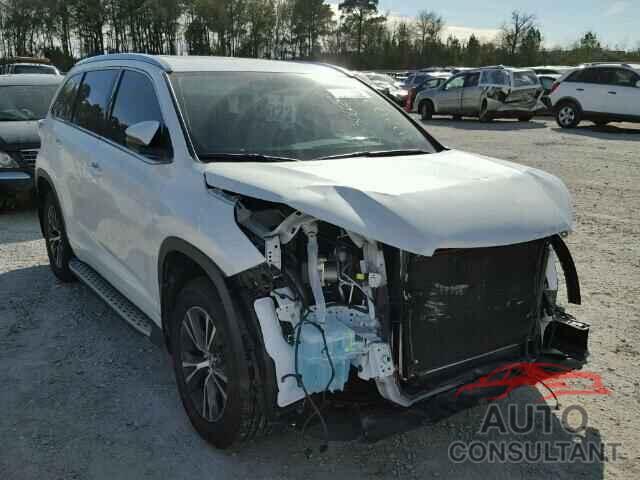 TOYOTA HIGHLANDER 2016 - 5TDKKRFH1GS506741