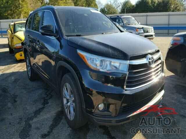 TOYOTA HIGHLANDER 2015 - 5TDKKRFH4FS100208