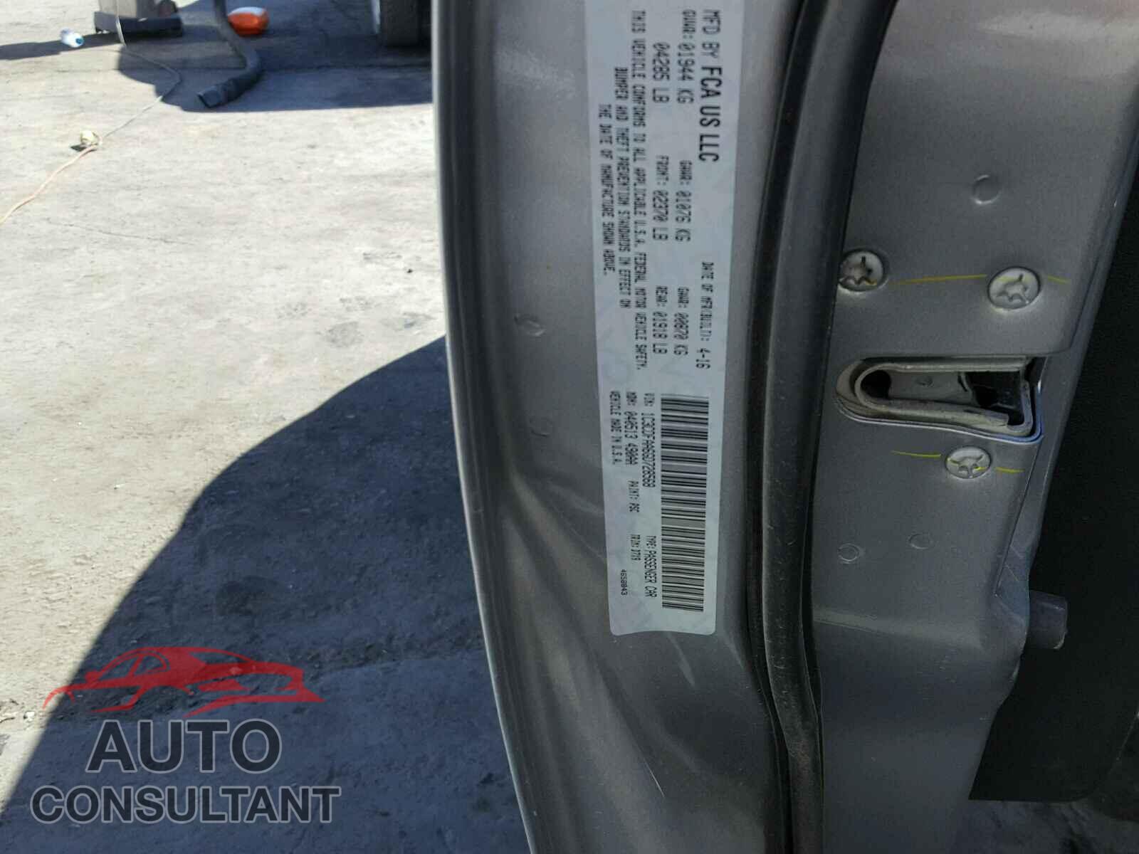 DODGE DART 2016 - 1C3CDFAA6GD728568