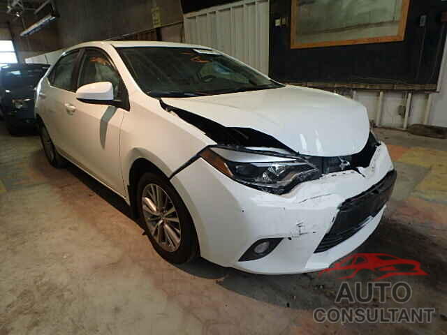 TOYOTA COROLLA 2015 - 2T1BURHE9FC286849