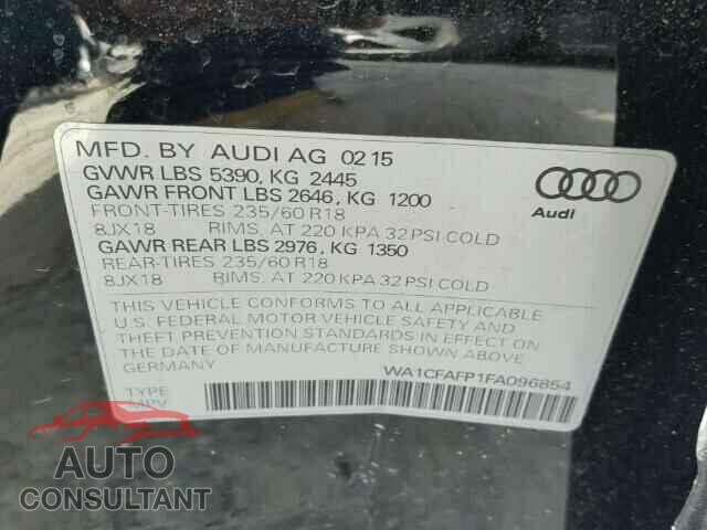 AUDI Q5 2015 - WA1CFAFP1FA096854