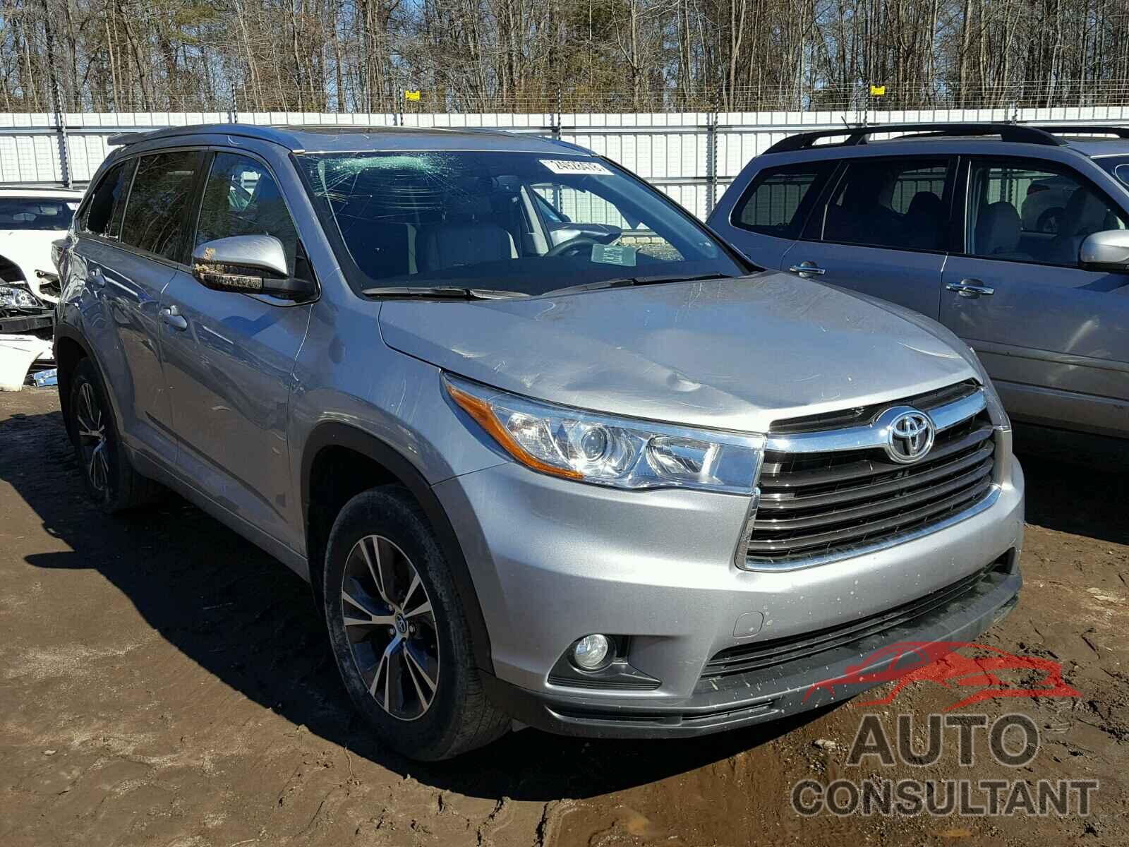 TOYOTA HIGHLANDER 2016 - 5TDJKRFH4GS245620