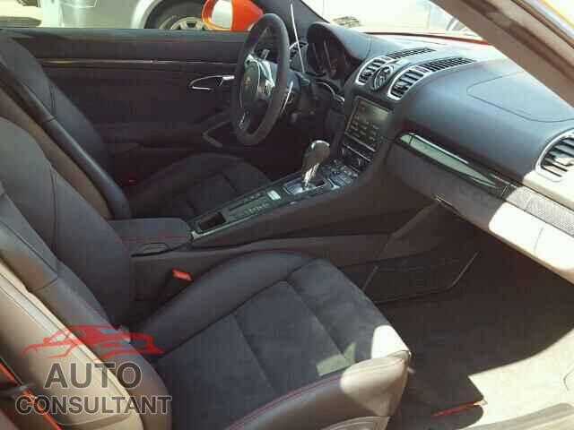 PORSCHE CAYMAN 2015 - WP0AB2A89FK180722