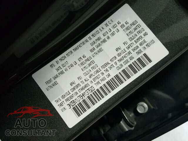 MAZDA 3 2017 - 3MZBN1U76HM137523