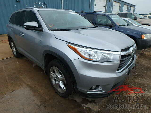TOYOTA HIGHLANDER 2015 - 5TDDKRFH0FS136373