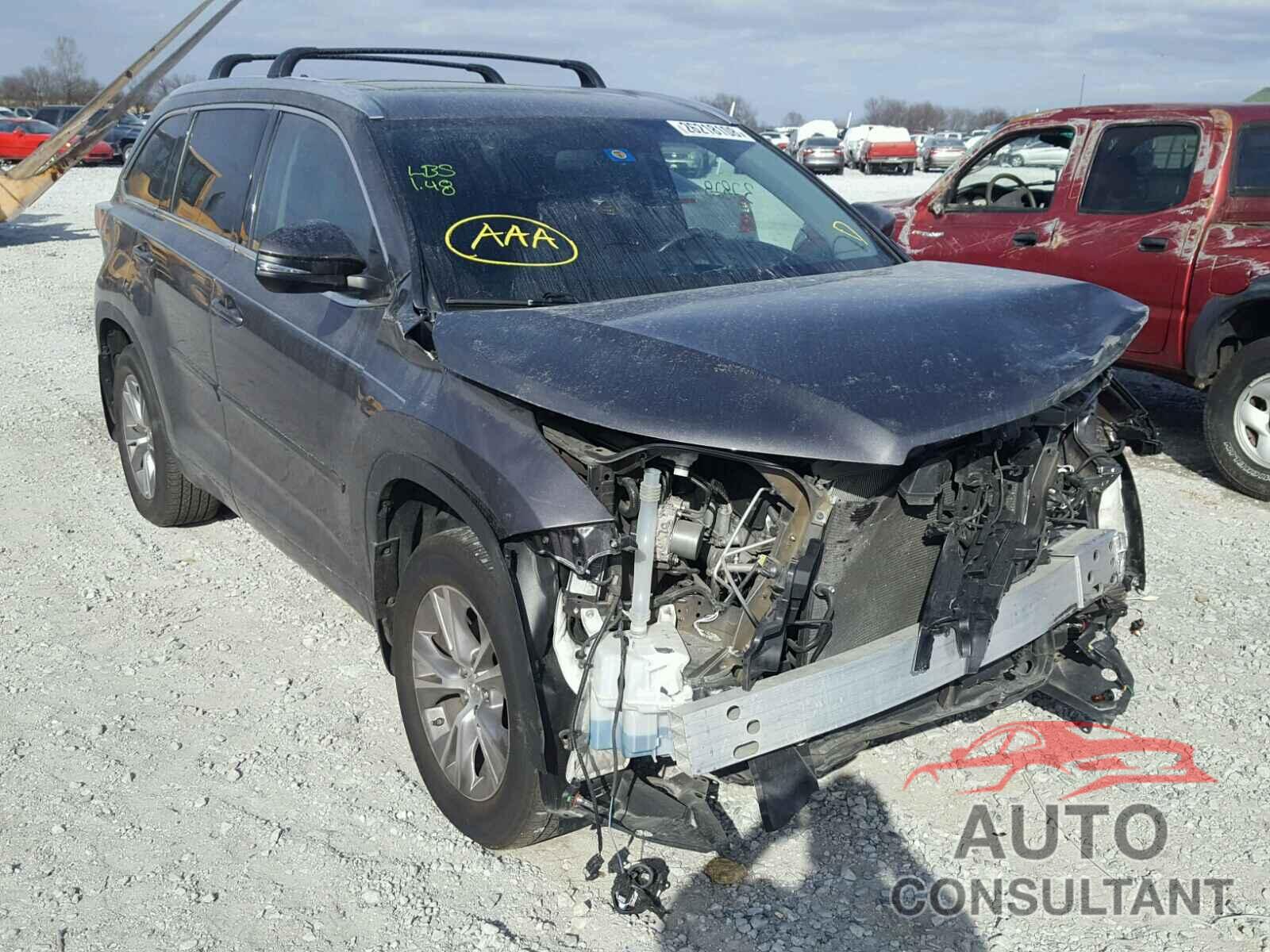 TOYOTA HIGHLANDER 2015 - 5TDJKRFH6FS163807