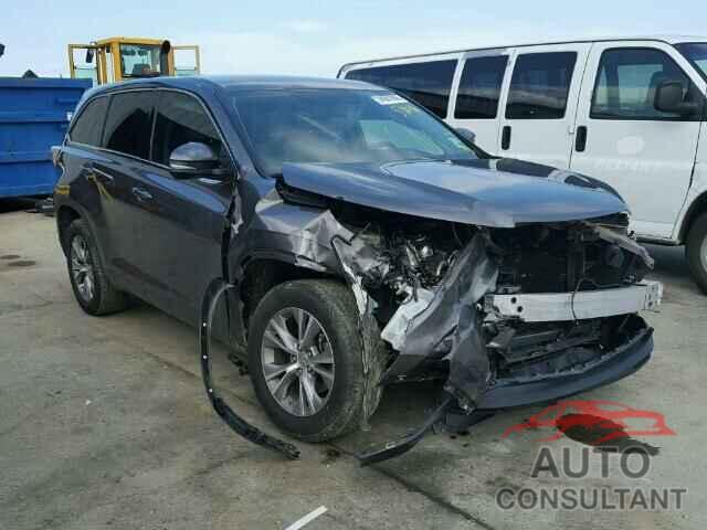 TOYOTA HIGHLANDER 2015 - 5TDZKRFH0FS073619
