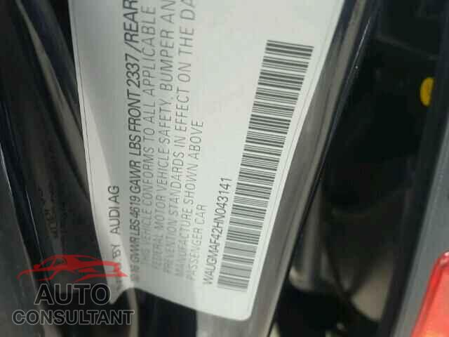 AUDI A4 2017 - WAUGMAF42HN043141