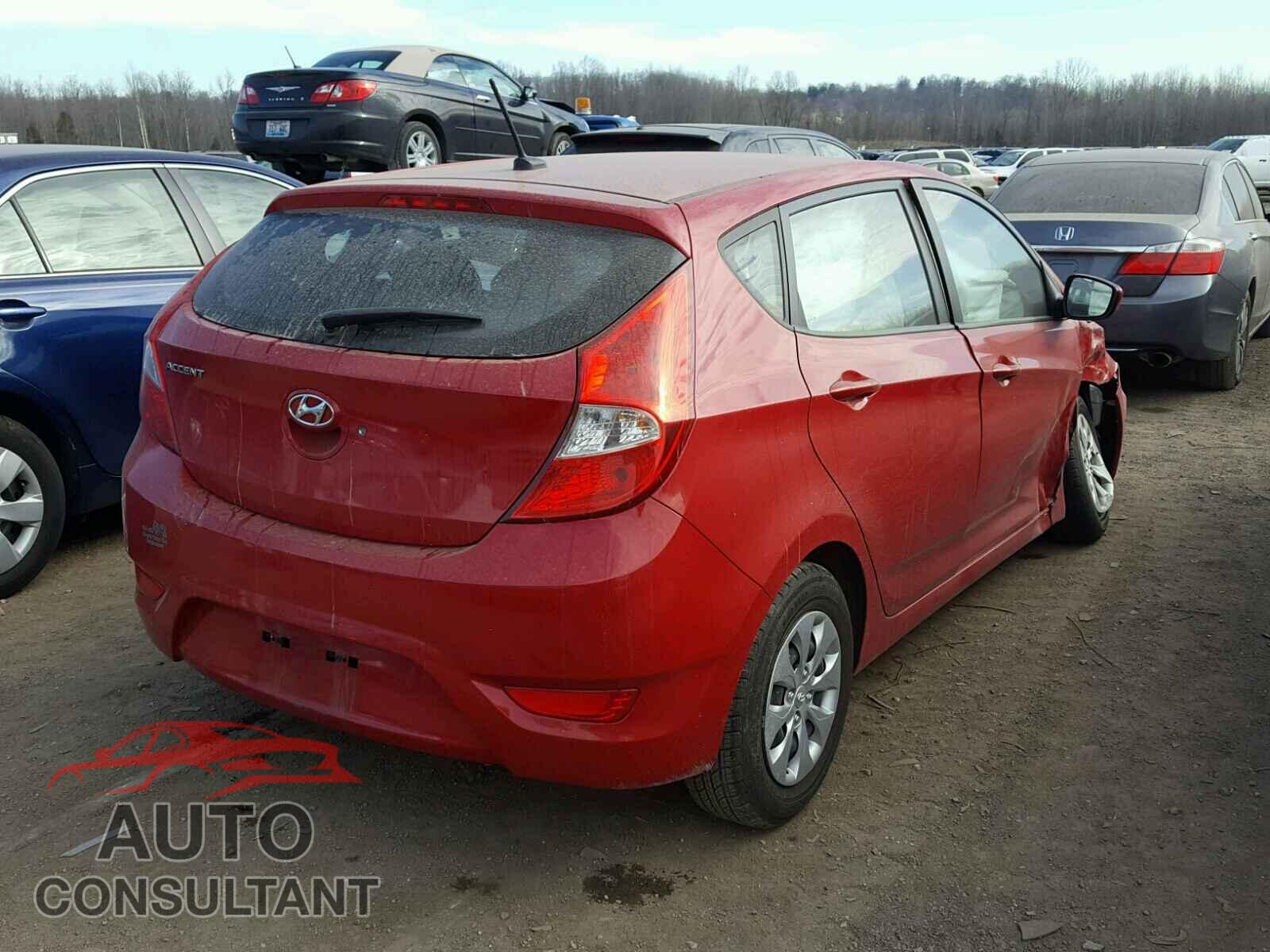 HYUNDAI ACCENT 2016 - KMHCT5AE8GU256123