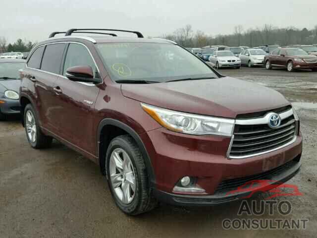 TOYOTA HIGHLANDER 2015 - 5TDDCRFH4FS012815