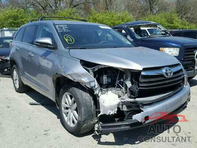 TOYOTA HIGHLANDER 2015 - 5TDZARFH3FS009805
