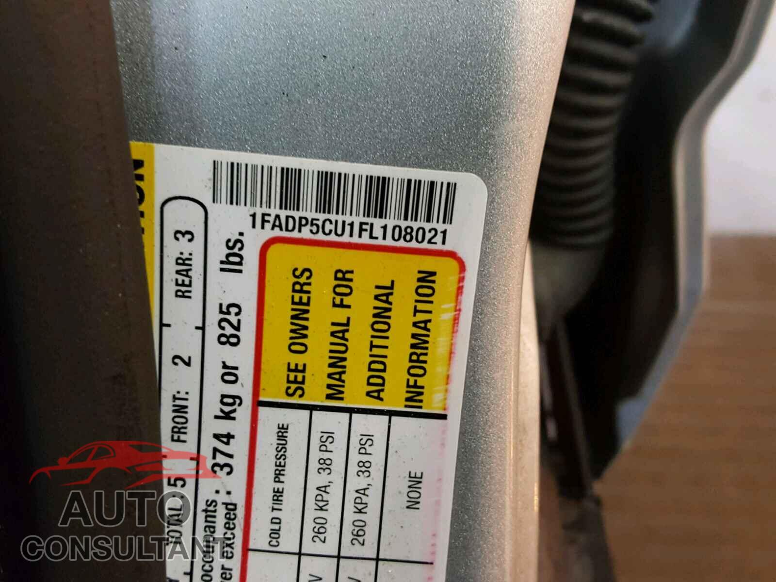 FORD CMAX 2015 - 1FADP5CU1FL108021