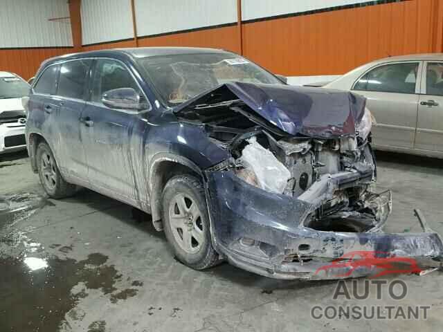 TOYOTA HIGHLANDER 2015 - 5TDBKRFH3FS146015