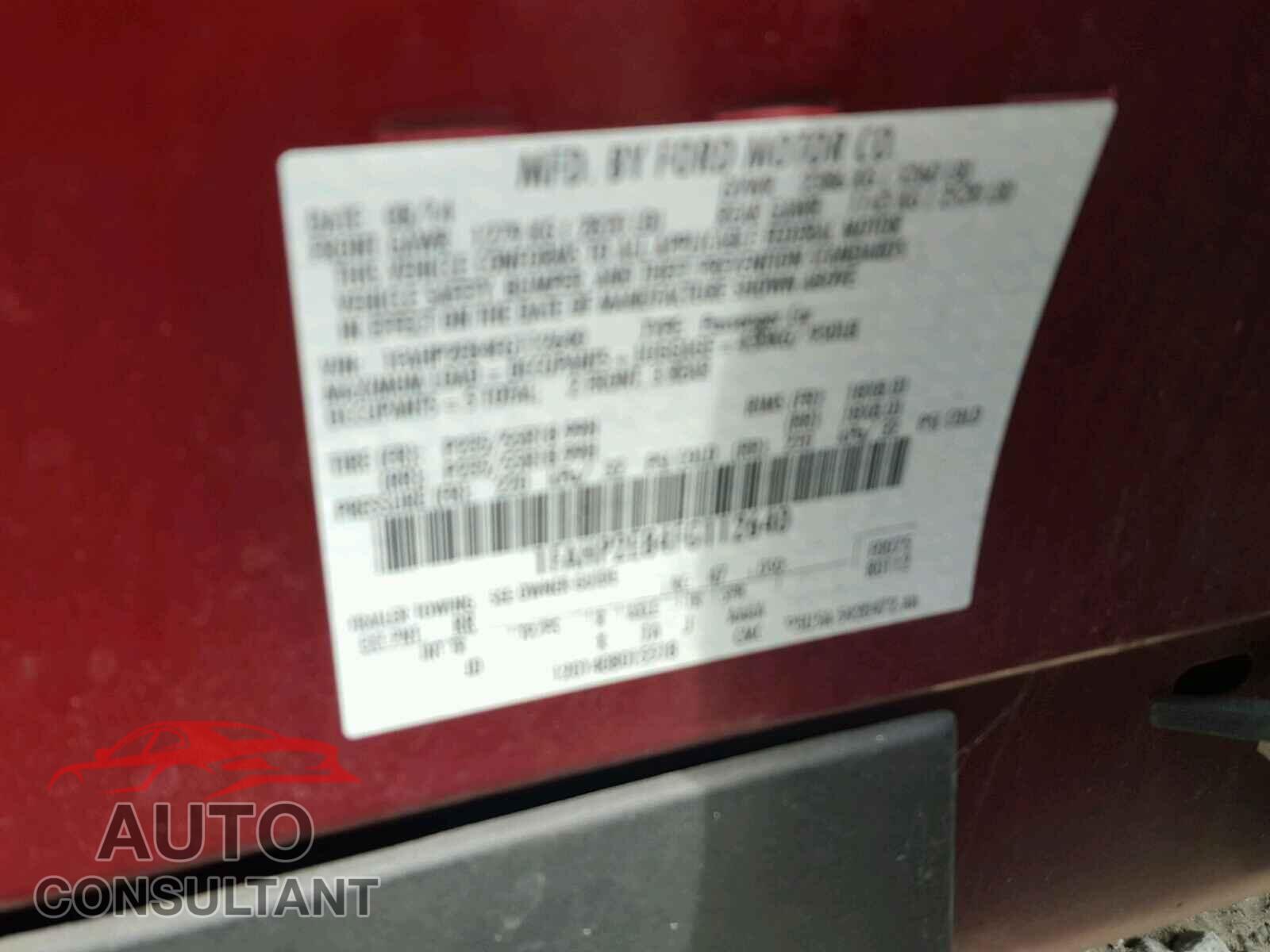 FORD TAURUS 2015 - 1FAHP2E84FG112640