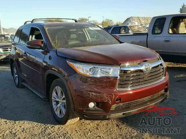 TOYOTA HIGHLANDER 2015 - 5TDKKRFH2FS052692