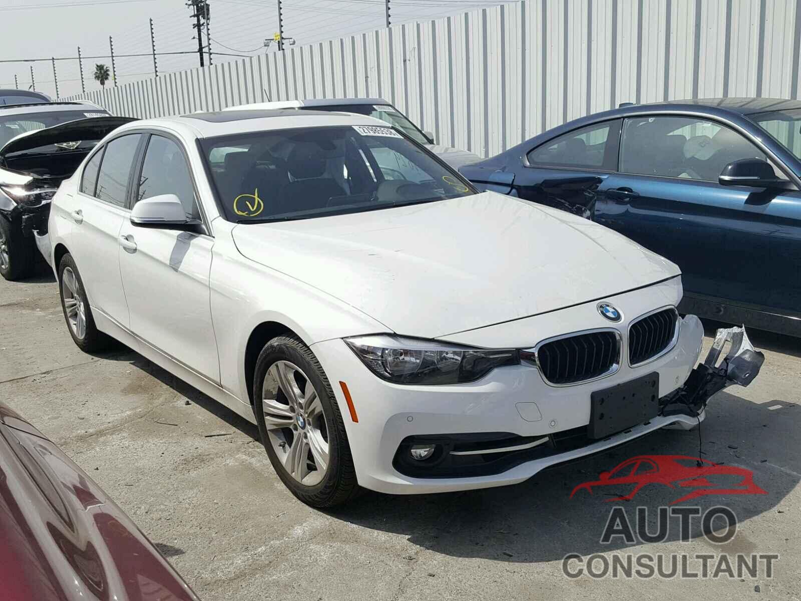 BMW 3 SERIES 2017 - WBA8B9G36HNU55836
