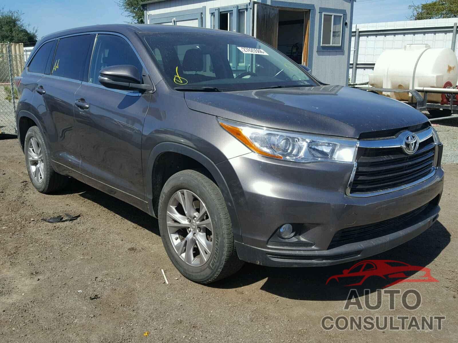 TOYOTA HIGHLANDER 2015 - 5TDZKRFH3FS052649