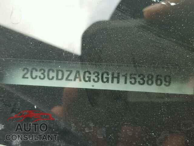DODGE CHALLENGER 2016 - 2C3CDZAG3GH153869
