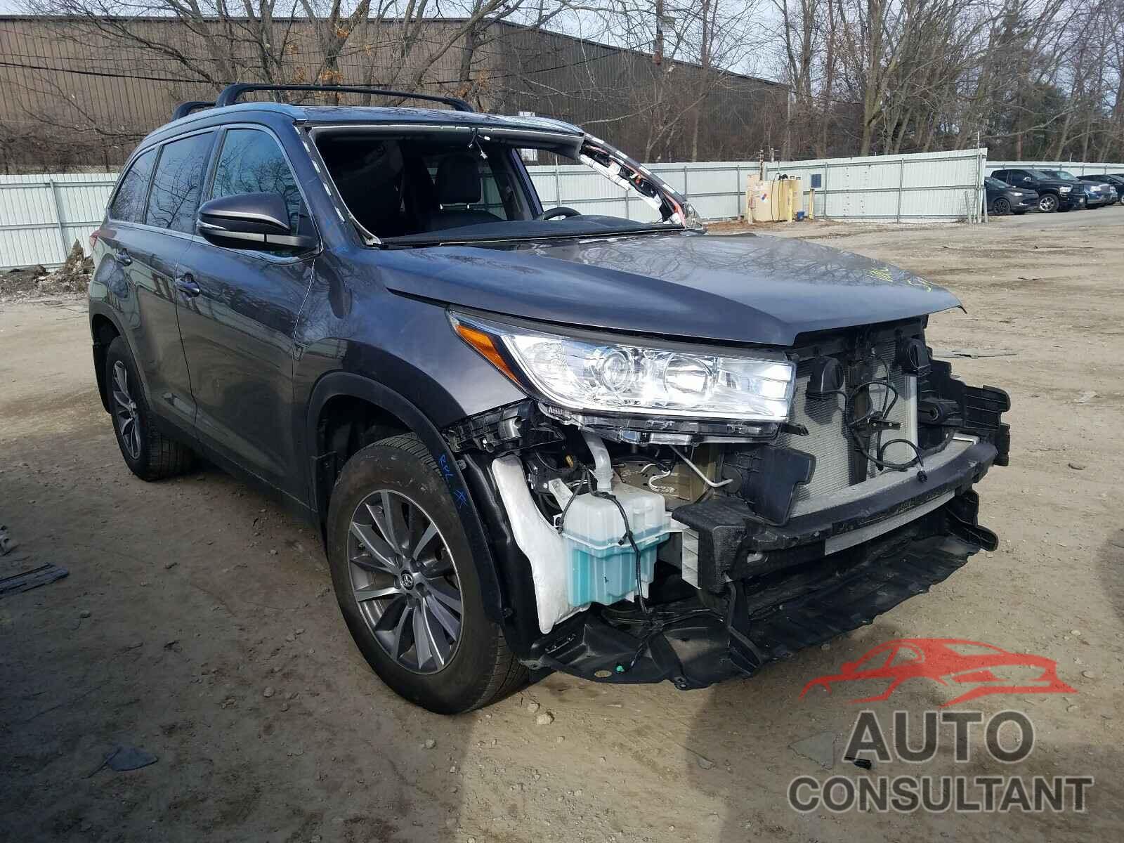 TOYOTA HIGHLANDER 2019 - 5TDJZRFH6KS605474