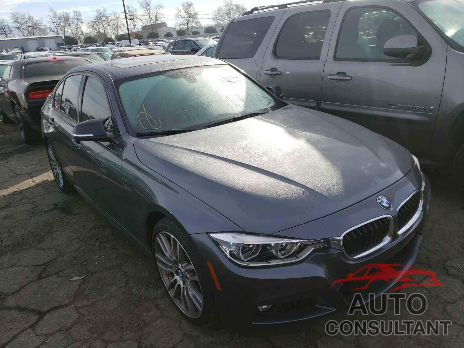 BMW 3 SERIES 2017 - WBA8B3G33HNU36531