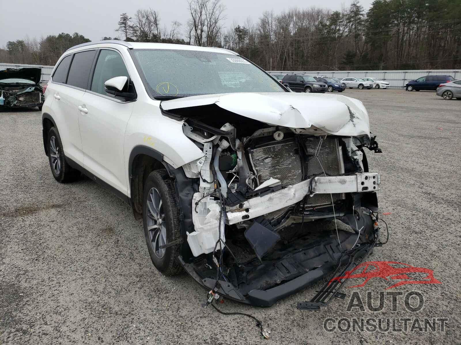TOYOTA HIGHLANDER 2019 - 5TDJZRFH9KS930698